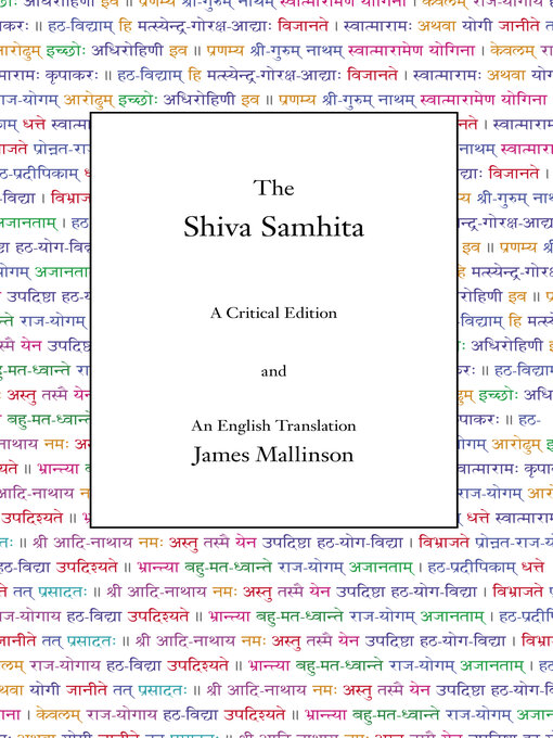 Title details for The Shiva Samhita: a Critical Edition and an English Translation by James Mallinson - Available